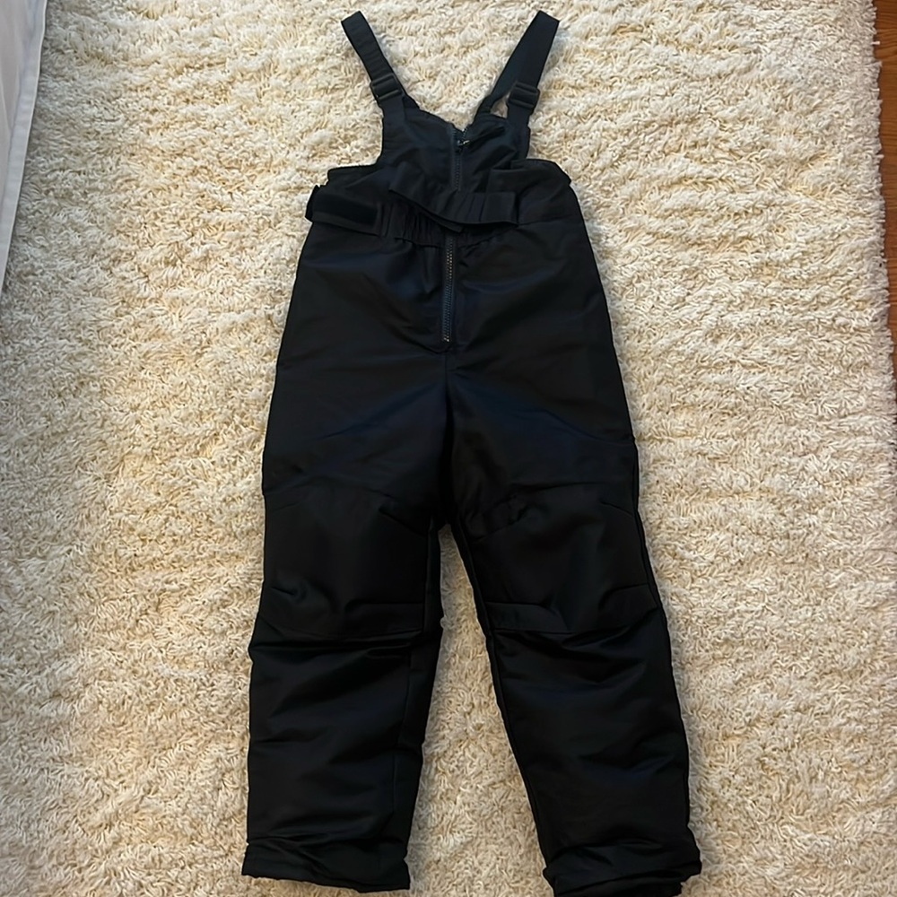 Cat & Jack black adjustable strap snow bibs 5T
